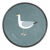 Fun Seagull Hockey Puck (Voorkant)