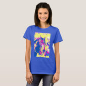 Fun Seattle Slew Thoroughbred Racehorse Waterverf T-shirt (Voorkant volledig)