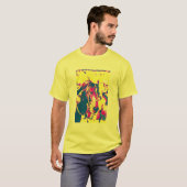 Fun Seattle Slew Thoroughbred Racehorse Waterverf T-shirt (Voorkant volledig)