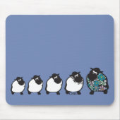 Fun Shabby Sheep Mousemat Muismat (Voorkant)