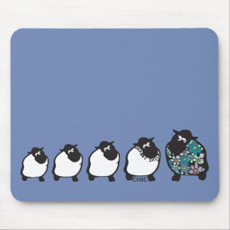 Fun Shabby Sheep Mousemat Muismat