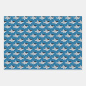 Fun Shark Afstuderen Inpakpapier Vel (Voorkant 3)