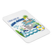 Fun Shark Island Surfer Magneet (Rechterzijde)