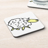 Fun Sheep Bier Onderzetter (Linkerzijde)