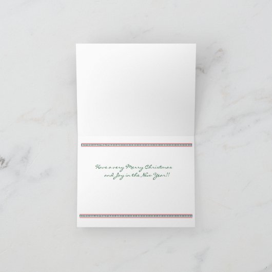 Fun Sheep Christmas Kaart (Binnen)