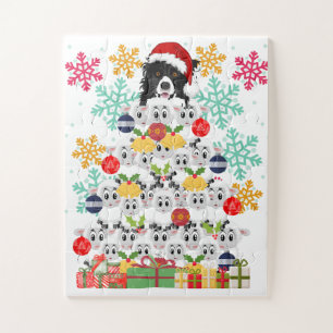 Fun Sheep Herding kerstboom Legpuzzel