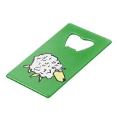 Fun Sheep in een Cartoon stijl Creditkaart Flessenopener (Voorkant Gekanteld)