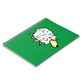 Fun Sheep in een Cartoon stijl Notitieboek (Linkerzijde)