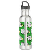 Fun Sheep in een Cartoon stijl Waterfles (Achterkant)