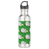 Fun Sheep in een Cartoon stijl Waterfles (Voorkant)