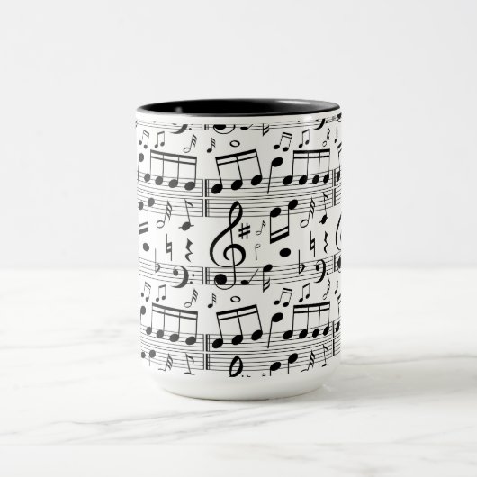 Fun Sheet Music Notes Musician art Mok (Midden)