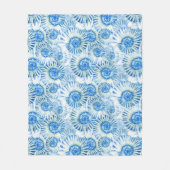 Fun Shell Pattern Fleece Deken (Voorkant)