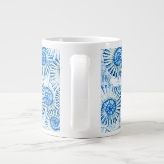 Fun Shell Pattern Grote Koffiekop (Achterkant)