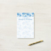 Fun Shell Pattern | Jouw namen toevoegen Post-it® Notes (Op bureau)