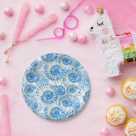 Fun Shell Pattern Papieren Bordje (Feest)