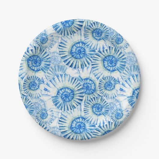 Fun Shell Pattern Papieren Bordje (Voorkant)