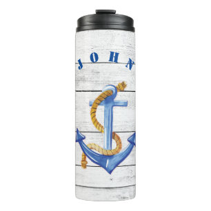 Fun Ships Anchor Personalized Thermosbeker