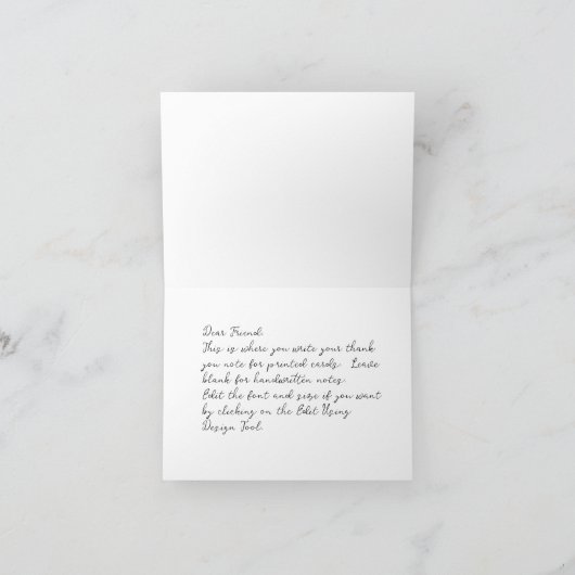 Fun "Shooting Stars DANK U Feestdagen Kaart (Binnen)