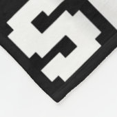 Fun Sick Seven Pixel Meme Halloween Costume Wordpl Fleece Deken (Hoek)