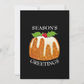 Fun | Sinaasappel voor kerstcadeaus | GLITTER | Fe Feestdagenkaart (Voorkant)