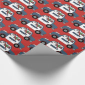 Fun Sinterkletsen van de politie Cadeaupapier (Hoek)