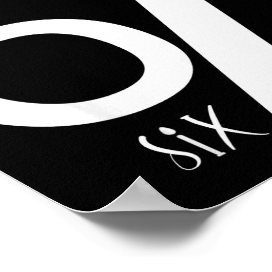 Fun Six Seven 6 7 Meme Design 6 7  Poster (Hoek)