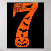 Fun Six Seven 6 7 Meme Design Couples Halloween  Poster (Voorkant)
