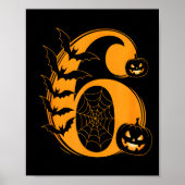 Fun Six Seven 6 7 Meme Design Couples Halloween  Poster (Voorkant)