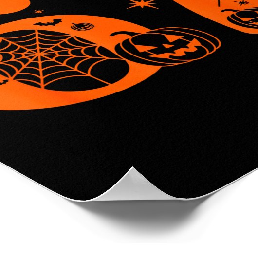 Fun Six Seven 6 7 Meme Design Couples Halloween Poster (Hoek)