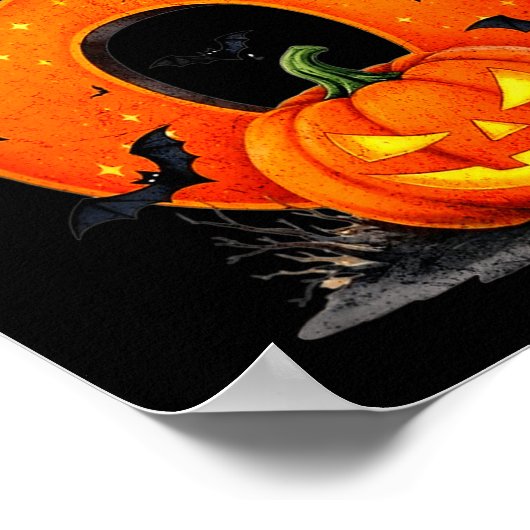 Fun Six Seven 6 7 Meme Design Couples Halloween Poster (Hoek)