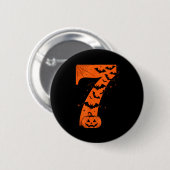 Fun Six Seven 6 7 Meme Design Couples Halloween  Ronde Button 5,7 Cm (Voorkant /achterkant)