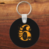 Fun Six Seven 6 7 Meme Design Couples Halloween  Sleutelhanger (Voorkant)