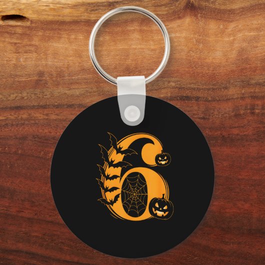 Fun Six Seven 6 7 Meme Design Couples Halloween  Sleutelhanger (Voorkant)