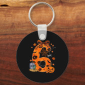 Fun Six Seven 6 7 Meme Design Couples Halloween  Sleutelhanger (Voorkant)