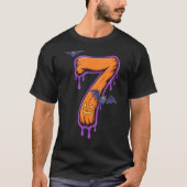 Fun Six Seven 6 7 Meme Design Couples Halloween T-shirt (Voorkant)