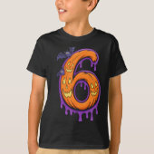 Fun Six Seven 6 7 Meme Design Couples Halloween  T-shirt (Voorkant)