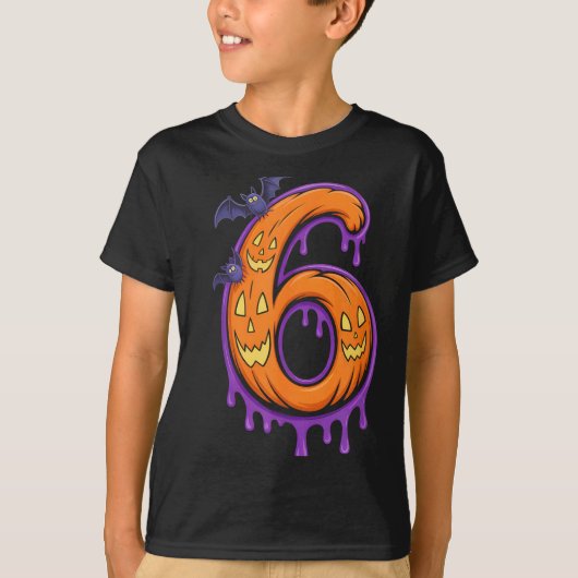 Fun Six Seven 6 7 Meme Design Couples Halloween  T-shirt (Voorkant)