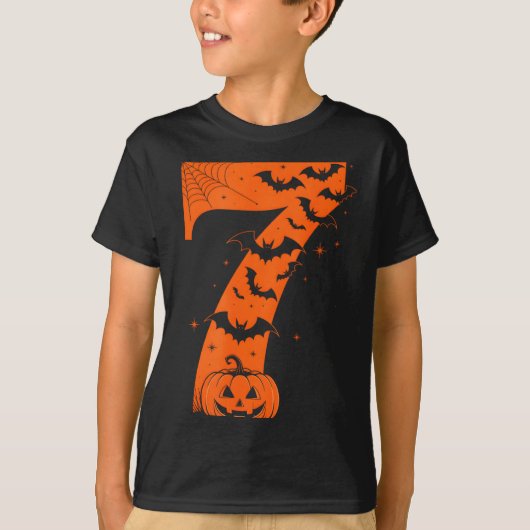 Fun Six Seven 6 7 Meme Design Couples Halloween T-shirt (Voorkant)