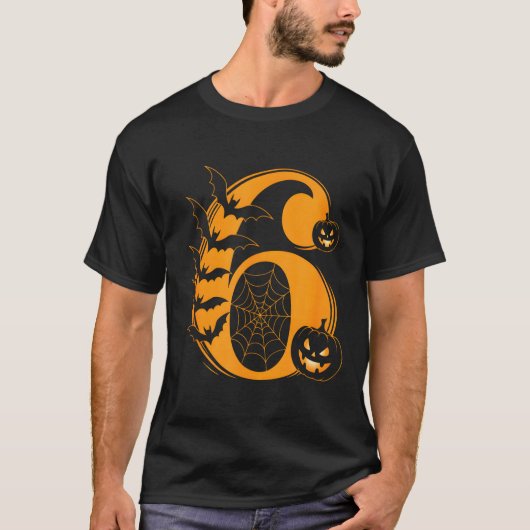 Fun Six Seven 6 7 Meme Design Couples Halloween  T-shirt (Voorkant)