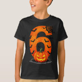 Fun Six Seven 6 7 Meme Design Couples Halloween  T-shirt (Voorkant)