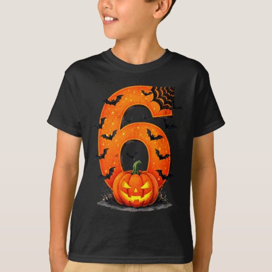 Fun Six Seven 6 7 Meme Design Couples Halloween  T-shirt (Voorkant)
