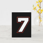 Fun Six Seven 6 7 Meme Design  Kaart (Gele Bloem)