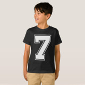 Fun Six Seven 6 7 Meme Design  T-shirt (Voorkant volledig)
