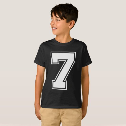 Fun Six Seven 6 7 Meme Design  T-shirt (Voorkant volledig)