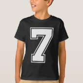 Fun Six Seven 6 7 Meme Design  T-shirt (Voorkant)