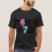 Fun Six Seven 6 7 Meme Design  T-shirt (Voorkant)