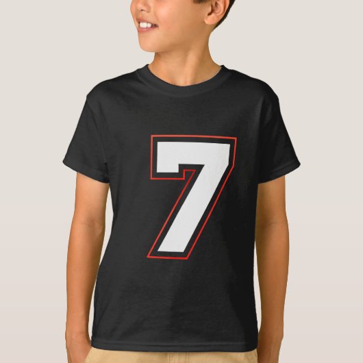 Fun Six Seven 6 7 Meme Design  T-shirt (Voorkant)