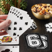 Fun Six Seven 6 7 Meme  Pokerkaarten (Insitu)