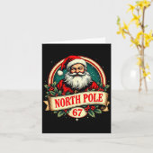 Fun Six Seven Meme Design – Internet Energy - Xmas Kaart (Gele Bloem)