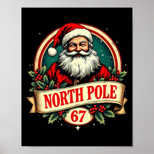 Fun Six Seven Meme Design – Internet Energy - Xmas Poster (Voorkant)